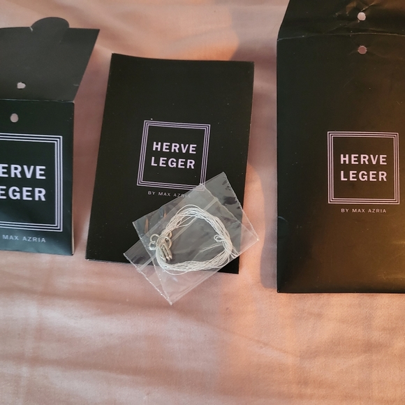 White fit and flare Herve Leger dress - Picture 6 of 6